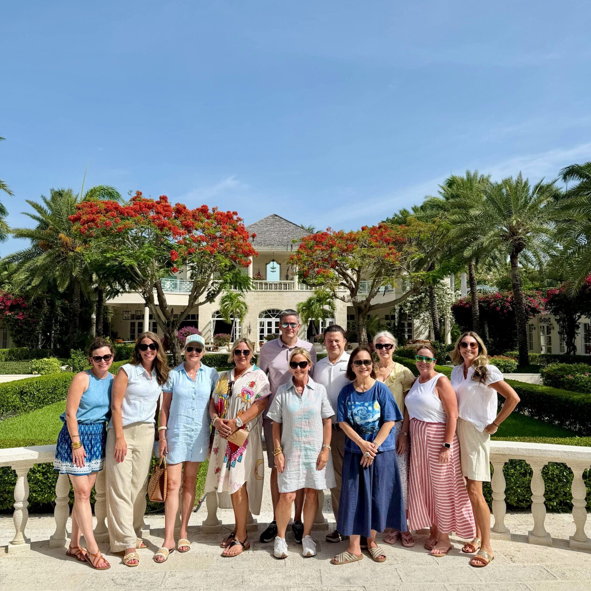 The Hartling Group manages The Palms & The Shore Club- we met the teams and toured all the categories