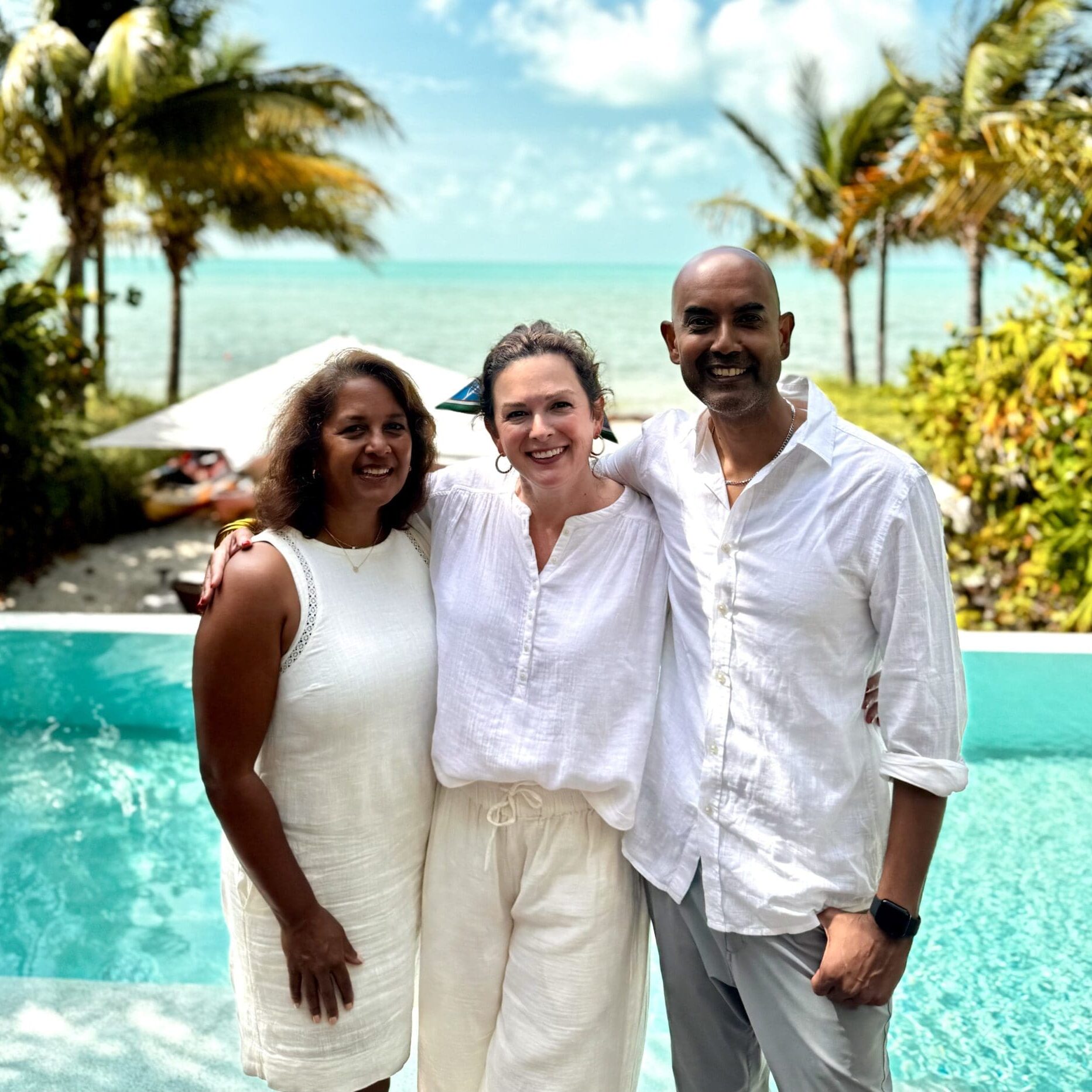 With my "on the ground" partners Susan and Val